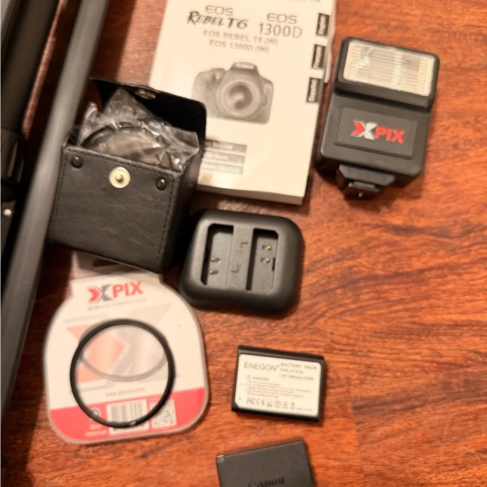 Canon Black Rebel T6 Camera Set with Accessories